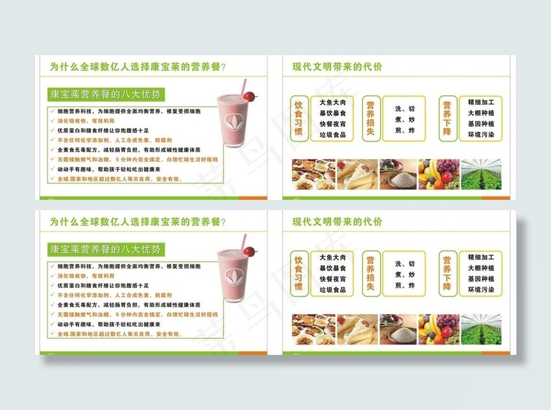 康宝莱广告图片cdr矢量模版下载