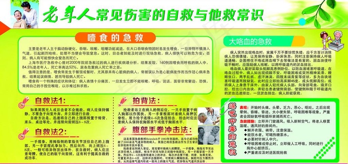 老年人急救图片