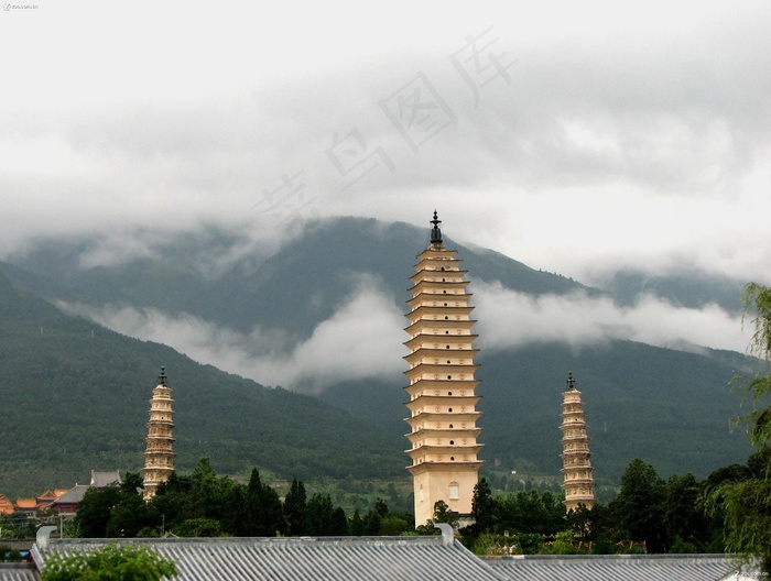 崇圣寺三塔图片