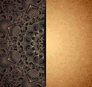 欧式花纹背景图片