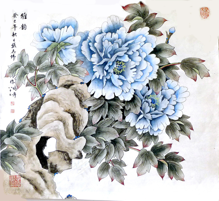 雅韵 国画图片
