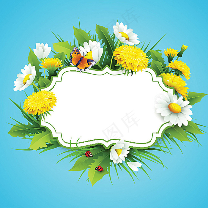 春天花卉背景图片