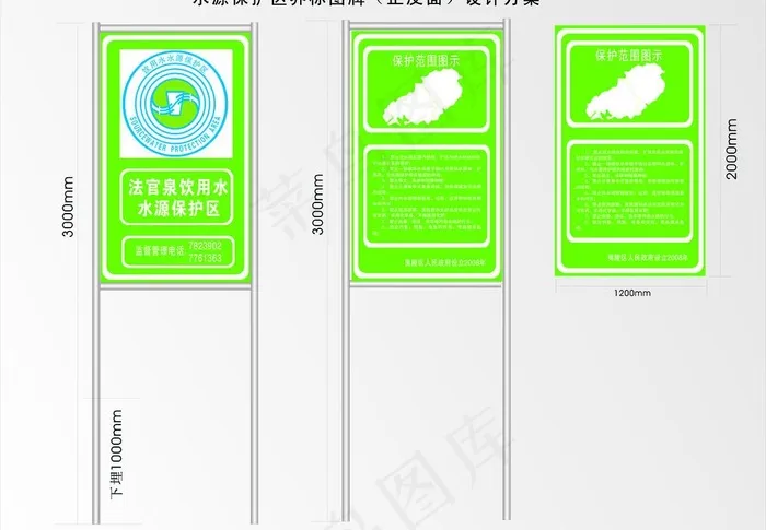 不锈钢指示牌图示图片cdr矢量模版下载