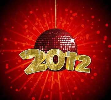 2012创意字体矢量素材二