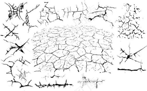 黑色和白色的设计元素矢量素材2系列...