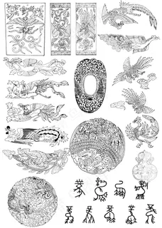 凤凰图案矢量案例3