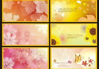 梦幻 花纹 展板图片