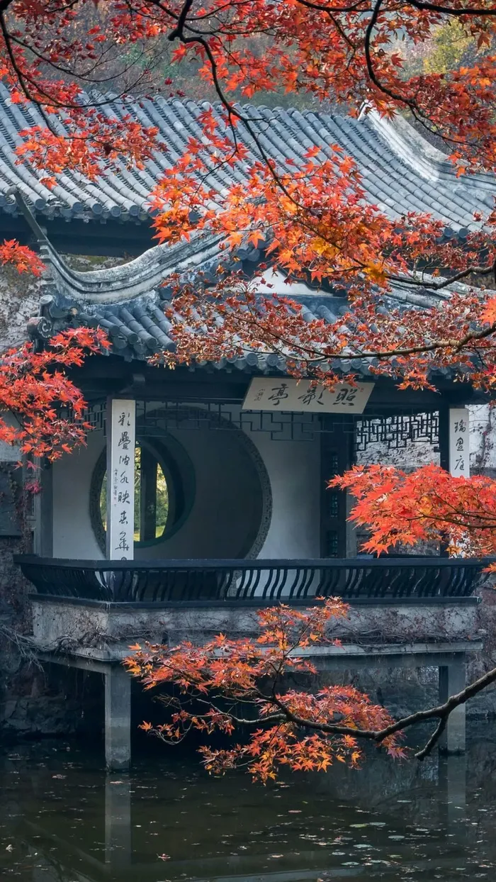 凉亭高清摄影图片