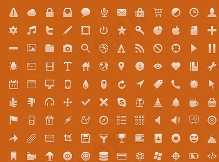 100种常用图标图片