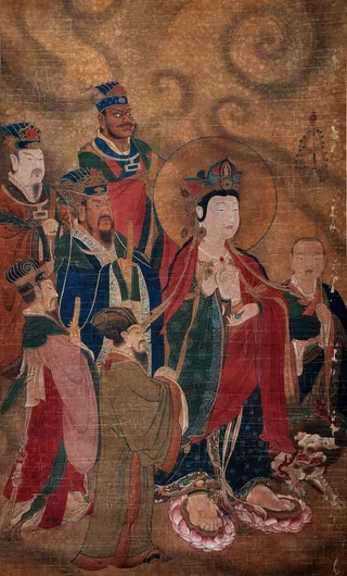 佛像壁画 古画图片