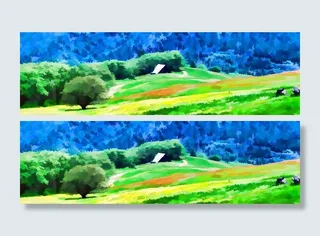 风景装饰画图片