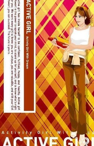 美女人物矢量图