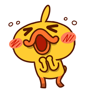 可爱卡通小黄鸭png透明图片