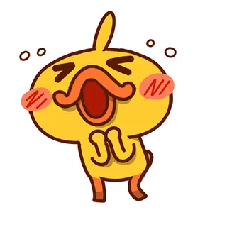 可爱卡通小黄鸭png透明图片