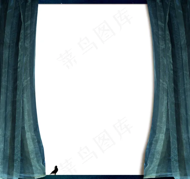 帘布幕布相框设计模板图片