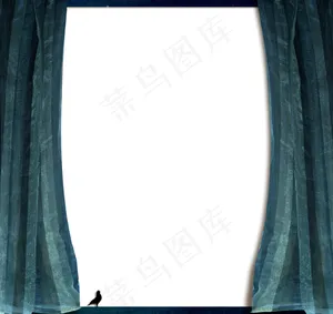 帘布幕布相框设计模板图片