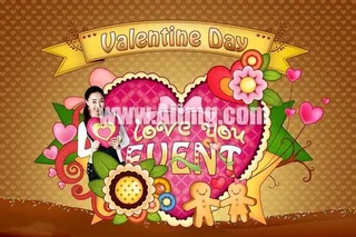 浪漫情人节韩国PSD模板