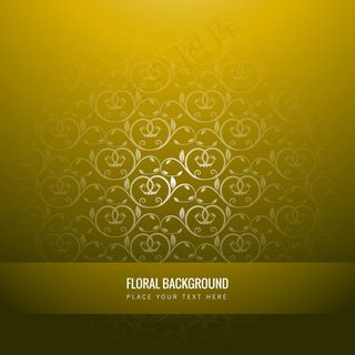 黄色背景矢量图