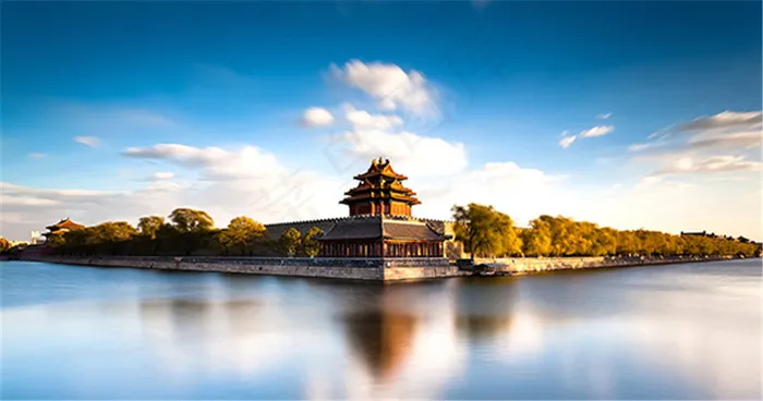 旅游名胜建筑ai矢量模版下载