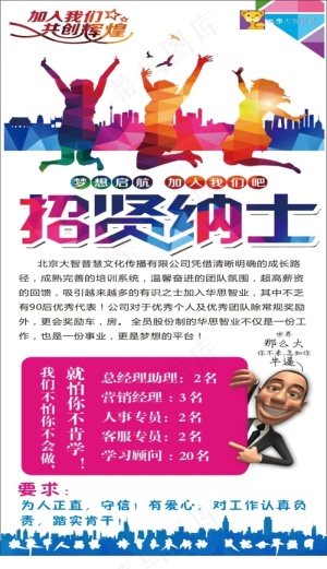 招聘海报