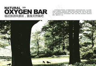 天然氧吧旅游地产PSD画册设