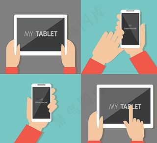 玩电子产品的手臂图片