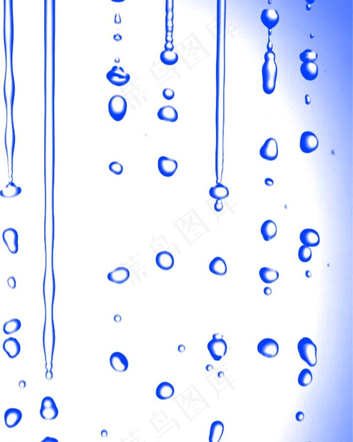蓝色水滴图片