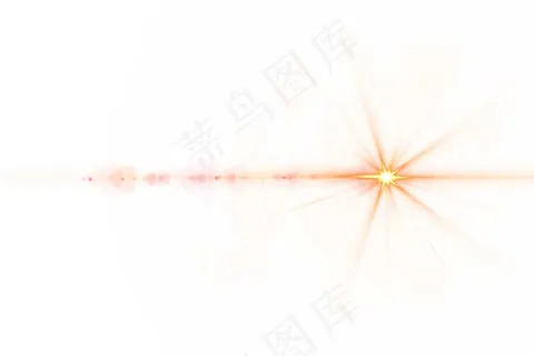 金色酷炫光激波PNG元素