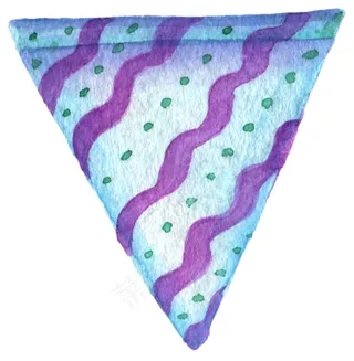 彩色美味三明治图片素材