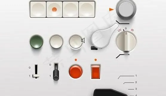 播放器调节控件psd分层