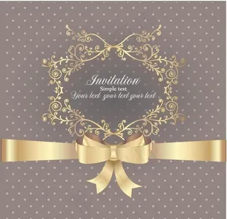 精美金色蝴蝶结