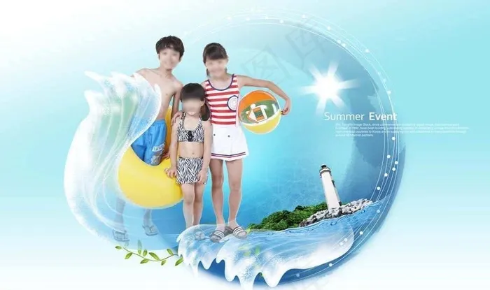 海边休闲图片