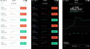 罗宾汉iOS应用移动手机APP界面UI