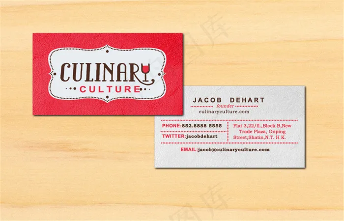 创意蛋糕店名片(2452X1578(DPI:300))psd模版下载