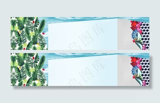 淘宝天猫夏季海报背景素材图片