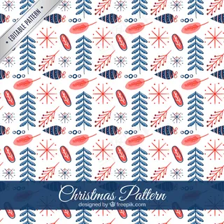 华丽的圣诞图案