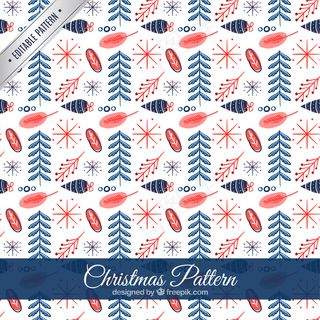 华丽的圣诞图案