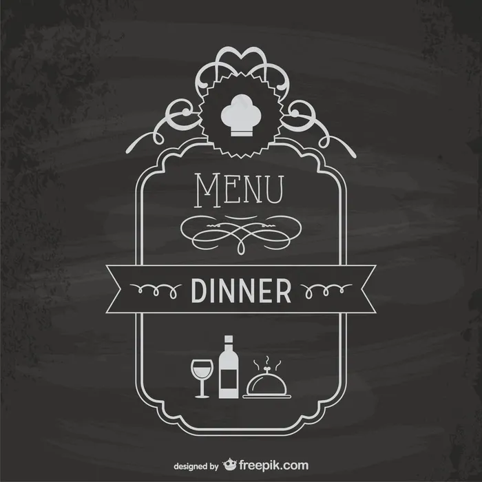 菜单模板ai矢量模版下载