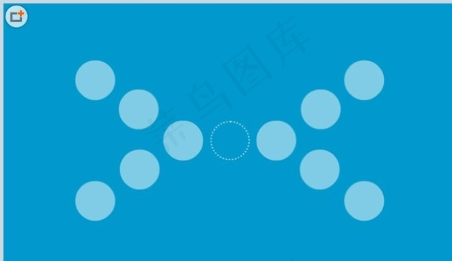 箭头交叉变换flash动画