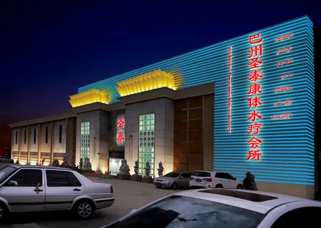 led灯光动画楼体亮化图片