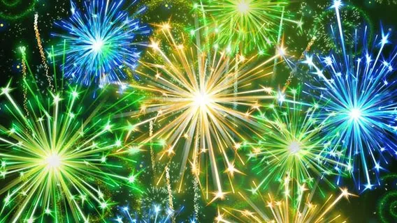 元宵新年烟花素材第25款