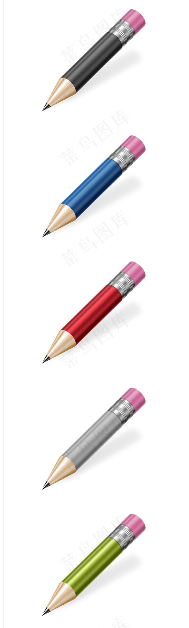 3D精致高清铅笔