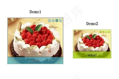 标题 索引按钮jQuery幻灯片