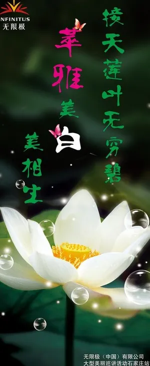 无限极展架图片