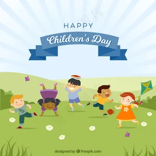 绿色背景矢量图