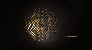 电脑主板后盖光能效果