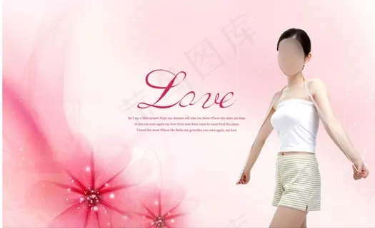 韩国减肥瘦身美女PSD分层素材