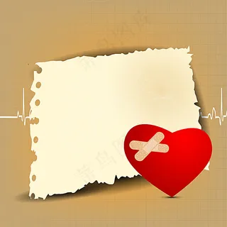 纸张与红心