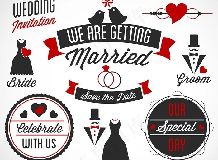 西式结婚设计婚礼设计图片eps,ai矢量模版下载