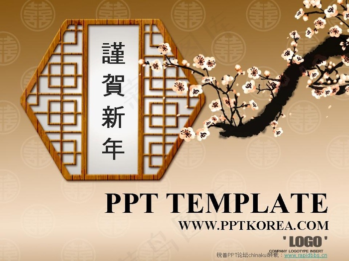 2013谨贺新年PPT模板